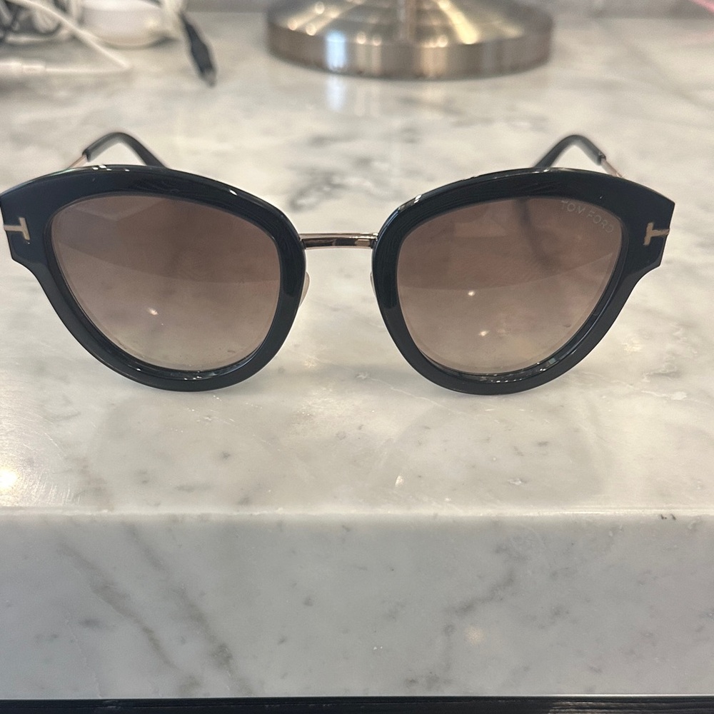 Tom Ford Black and Gold Sunglasses